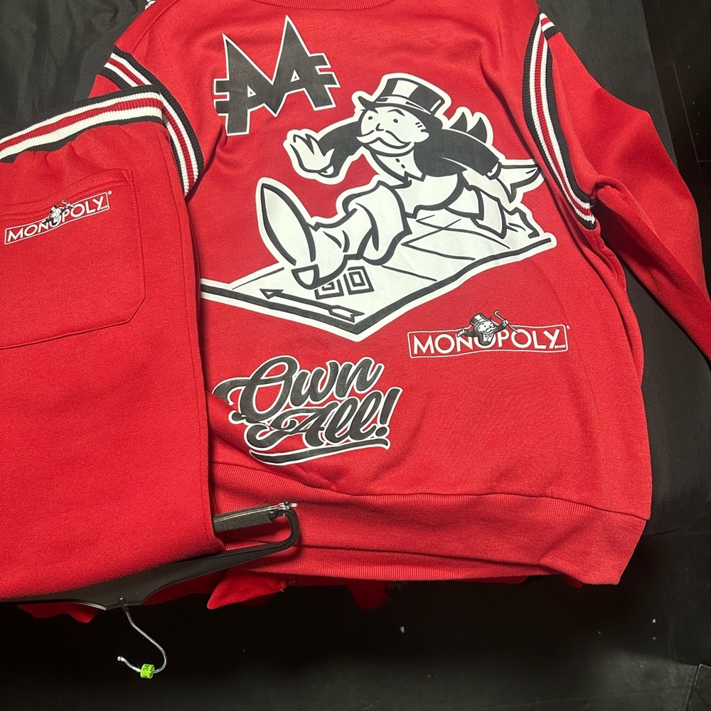 Monopoly Red Graphic Men's Jacket